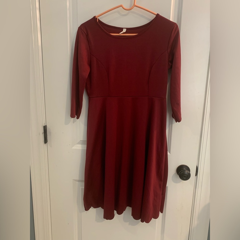 Pink Blush Maternity Dress
